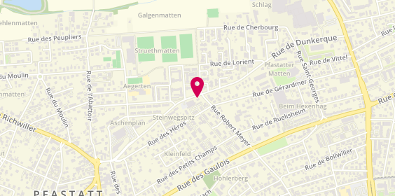 Plan de Pharmacie de la Badiane, 32 Rue de Kingersheim, 68120 Pfastatt