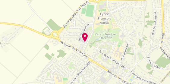 Plan de Pharmacie de Garambault, avenue de Vendôme, 45190 Beaugency
