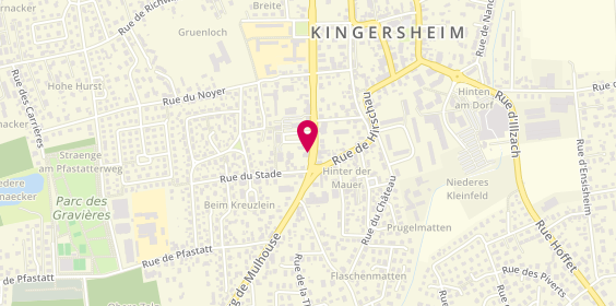 Plan de Pharmacie Grim, 73 Faubourg de Mulhouse, 68260 Kingersheim