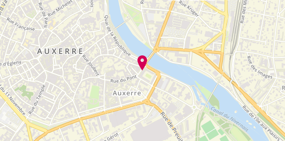 Plan de Pharmacie du Pont, 114 Rue du Pont, 89000 Auxerre