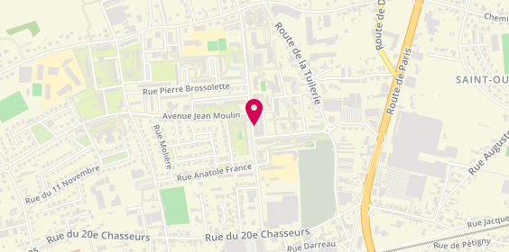 Plan de Pharmacie des Rottes, 21 avenue Georges Clemenceau, 41100 Vendôme