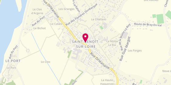 Plan de Pharmacie de Saint-Benoit-Sur-Loire, 12 Place du Martroi, 45730 Saint-Benoît-sur-Loire