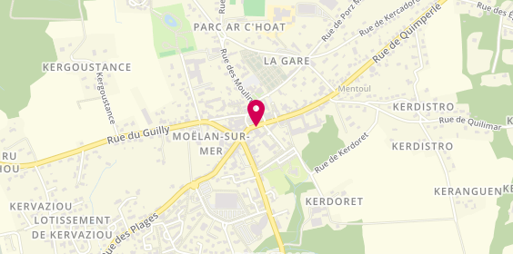 Plan de Giropharm, 12 Rue des Écoles, 29350 Moëlan-sur-Mer