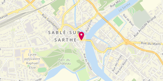 Plan de Pharmacie Elizé, 16 Grande Rue, 72300 Sablé-sur-Sarthe
