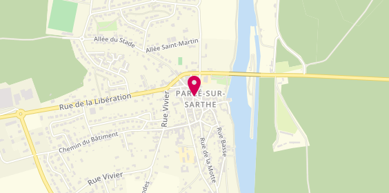 Plan de Pharmacie de Parcé Sur Sarthe, 5 Place de la République, 72300 Parcé-sur-Sarthe