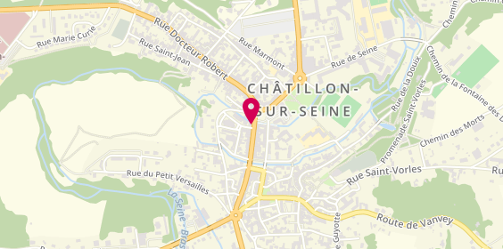 Plan de Pharmacie Centrale de Châtillon, 10 Rue Marechal Lattre de Tassigny, 21400 Châtillon-sur-Seine
