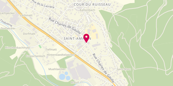 Plan de Pharmacie de la Vallée, Bareiss Durand
34 Rue Charles de Gaulle, 68550 Saint-Amarin