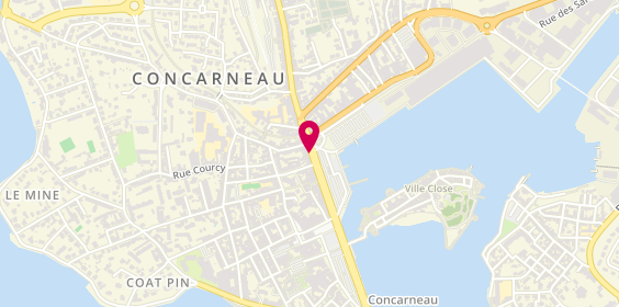 Plan de Pharmacie Michelet, 17 Avenue Pierre Gueguen, 29900 Concarneau