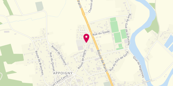 Plan de Giropharm, 14 Route de Joigny, 89380 Appoigny