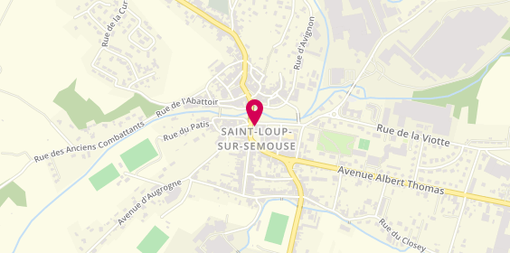 Plan de Pharmacie de la Semouse, 2 place Léon Jacquey, 70800 Saint-Loup-sur-Semouse