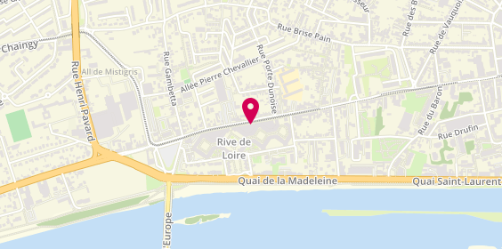 Plan de Pharmacie du Pont de l'Europe, 103 Rue du Faubourg Madeleine, 45000 Orléans