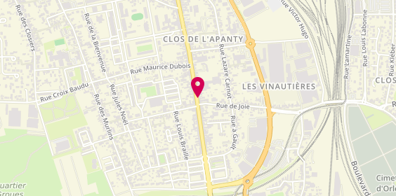 Plan de Pharmacie Denizot, 226 Rue du Faubourg Bannier, 45400 Fleury-les-Aubrais