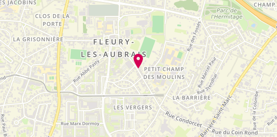 Plan de Pharmacie Condorcet, 100 Rue Condorcet, 45400 Fleury-les-Aubrais