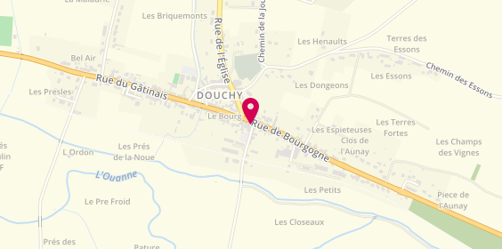 Plan de Grande Pharmacie du Gatinais, 6 Rue de Bourgogne, 45220 Douchy-Montcorbon