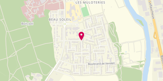 Plan de Pharmacie des Hautes Metairies, Boulevard de Vendee, 72700 Allonnes
