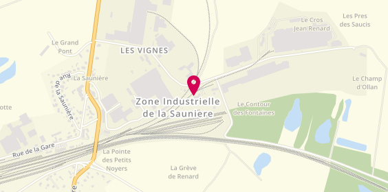 Plan de Pharmacie Lafayette des Clairions, Zone Industrielle 
1 Rue des Fourneaux, 89000 Auxerre