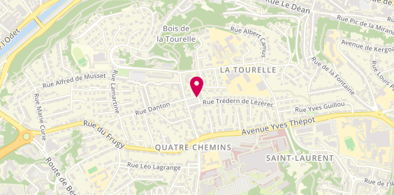 Plan de Pharmacie Cozian, 11 Place Saint Laurent, 29000 Quimper