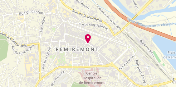 Plan de Pharmacie du Cygne, 66 Rue Charles de Gaulle, 88200 Remiremont