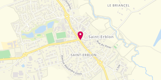Plan de Pharmacien Giphar, 21 Place de l'Église, 35230 Saint-Erblon
