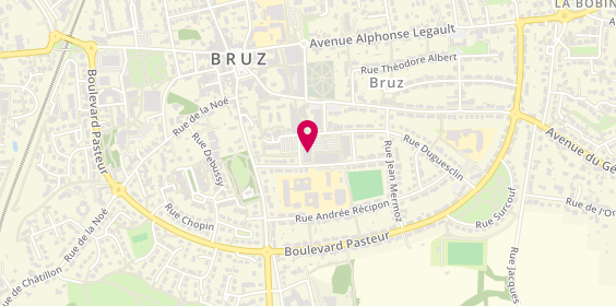 Plan de Pharmacie Courtiere, 9 Place de Bretagne, 35170 Bruz
