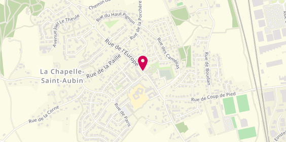 Plan de Pharmacie de la Chapelle, 35 Rue de l'Europe, 72650 La Chapelle-Saint-Aubin