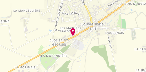 Plan de Pharmacie du Bourg Joly, d'Inville
26A Rue des Freres Amyot, 35680 Louvigné-de-Bais