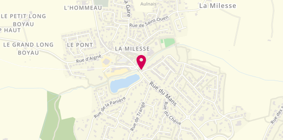Plan de Pharmacie de la Milessse, 1 Rue du Mans, 72650 La Milesse
