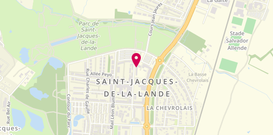 Plan de Pharmacie du Palais, 9 Cours Camille Claudel, 35136 Saint-Jacques-de-la-Lande