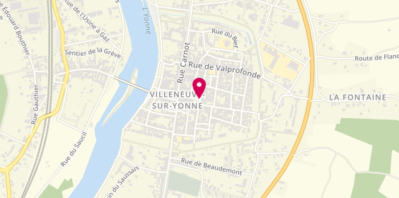 Plan de Pharmacie de la République, 11 Place de la République, 89500 Villeneuve-sur-Yonne