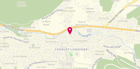 Plan de Pharmacie des Lacs, 158 Rue de l'Hotel de Ville, 88400 Xonrupt-Longemer