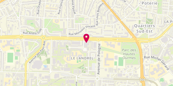Plan de Pharmacie Landrel, Centre Commercial le Landrel
14 Boulevard Léon Grimault, 35200 Rennes