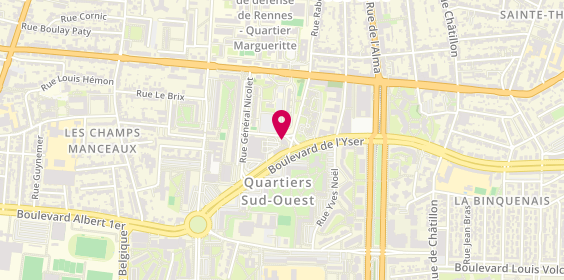 Plan de Pharmacie Pailheret, 8 Rue du Chasseur 8, 35200 Rennes