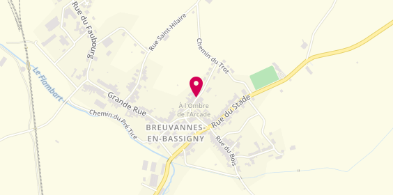 Plan de Pharmacie Michelin, 5 Rue du Caducee, 52240 Breuvannes-en-Bassigny