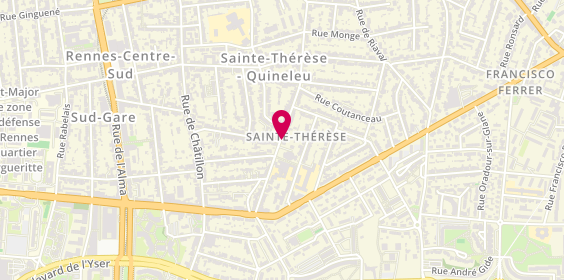 Plan de Pharmacie Sainte Thérèse // Pharmacie à Rennes, 61 Rue Bigot de Préameneu, 35000 Rennes