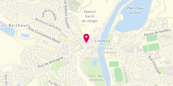 Plan de Pharmacie Pincon Eric, 15 Rue General de Gaulle, 53810 Changé