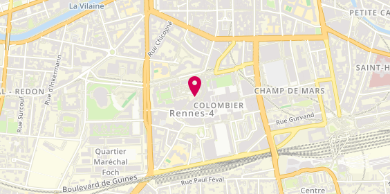 Plan de Pharmacie Colombia, 40 place du Colombier, 35000 Rennes