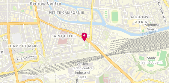 Plan de Pharmacie Tariel, Ph. Saint Hélier
125 Rue Saint Helier, 35000 Rennes