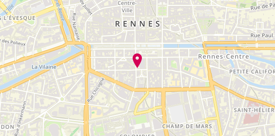 Plan de Pharmacie de Nemours, 7 Rue de Nemours, 35000 Rennes