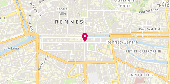 Plan de Pharmacie République Pré Botté, 1 Rue du Pre Botté, 35000 Rennes