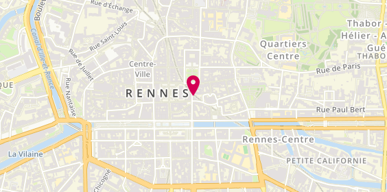 Plan de Pharmacie Saint Germain, 2 Rue Edith Cawell, 35000 Rennes