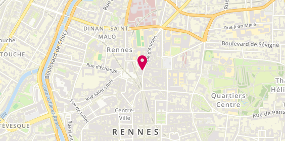 Plan de Pharmacie du Progrès, 5 Rue d'Antrain, 35000 Rennes