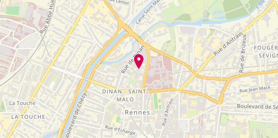 Plan de Pharmacie de l'hôtel Dieu, 9 square de la Rance, 35000 Rennes