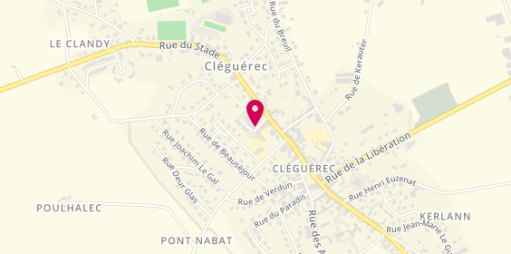 Plan de Pharmacie du Pays de Cleguerec, 1 Impasse J et P le Clainche, 56480 Cléguérec