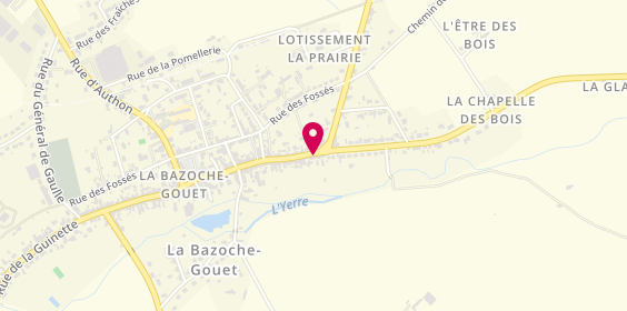 Plan de Pharmacie de la Bazoche, 92 Rue du Général Leclerc, 28330 La Bazoche-Gouet