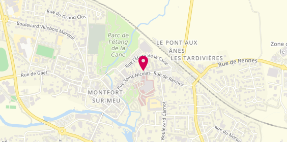 Plan de L'Herboristerie de la Cane, 52 Rue Saint-Nicolas, 35160 Montfort-sur-Meu