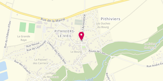 Plan de Pharmacie Ba Fraysse, 3 Rue de l'Armistice, 45300 Pithiviers-le-Vieil