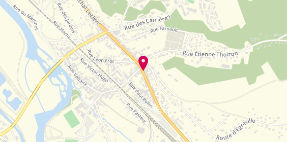 Plan de Pharmacie Fugeray Page, 52 Avenue du Maréchal Leclerc, 77460 Souppes-sur-Loing