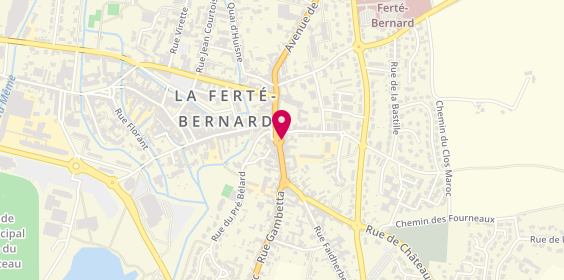 Plan de Pharmacie de la Place, 11 Place Ledru Rollin, 72400 La Ferté-Bernard