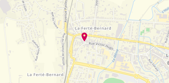 Plan de Pharmacie Saint-Antoine, 10 Place Victor Hugo, 72400 La Ferté-Bernard