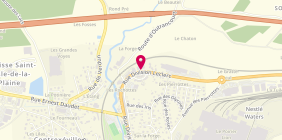 Plan de Pharmacie Thermale, 687 Rue de la Division Leclerc, 88140 Contrexéville